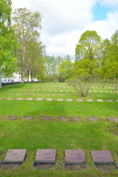 Stary cmentarz wojskowy w lappeenranta. — Zdjęcie stockowe