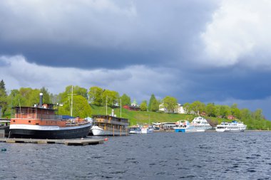 Lappeenranta Saimaa göl kenarında liman.