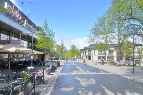 Strada nel centro di Lappeenranta . — Foto Stock