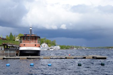 Lappeenranta Saimaa göl kenarında liman.