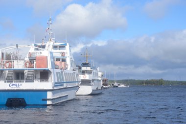 Lappeenranta Saimaa göl kenarında liman.