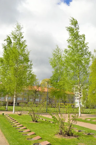 Old military cemetery in Lappeenranta. — Stock Photo, Image