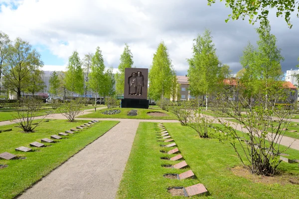 Old military cemetery in Lappeenranta. — Stock Photo, Image