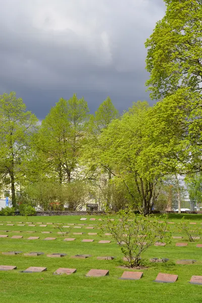 Alter Soldatenfriedhof in Lappeenranta. — Stockfoto