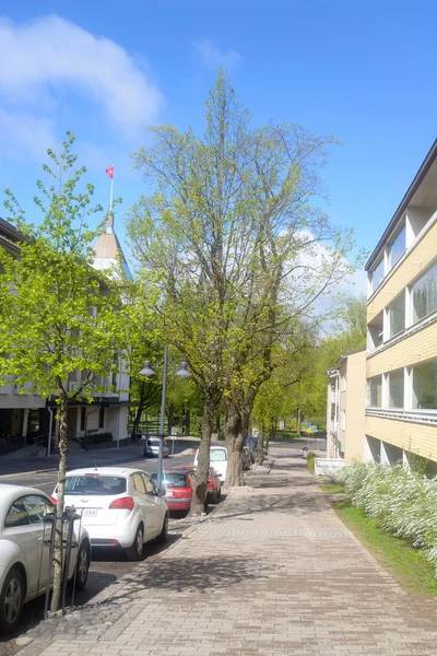 Street in the center of Lappeenranta. — Stock Photo, Image