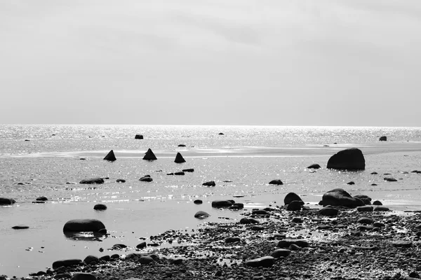 Rochas na costa do Mar Báltico . — Fotografia de Stock