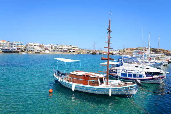 Porto di Limenas Chersonisou . — Foto Stock