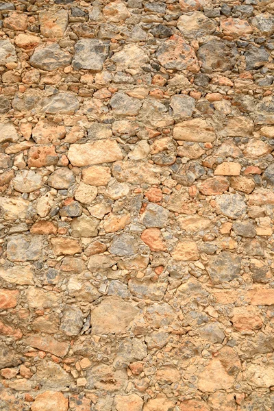 Old wall of limestone rocks. — Stock Photo, Image