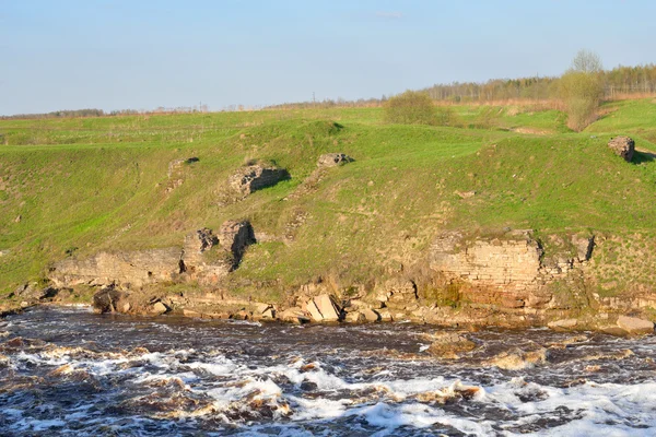 Veduta del fiume Tosna . — Foto Stock