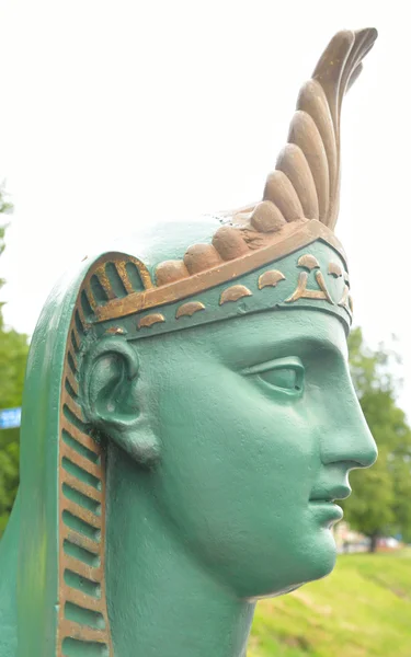 Sphinx sur le remblai de la rivière Neva . — Photo