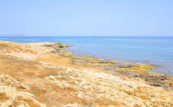 Rocks on the coast of Cretan Sea. — Stock Photo, Image
