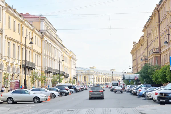 Blick auf die michael street. — Stockfoto