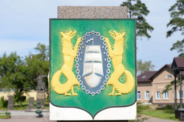 Wapenschild van Lisy Nos dorp. — Stockfoto