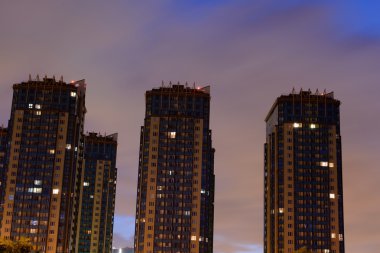 Microdistrict Ribatskoe gece.