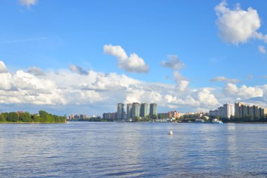 Neva Nehri manzaralı, St. Petersburg..