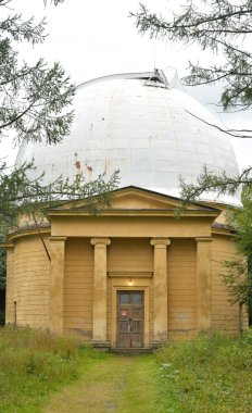 Astronomical Pulkovo observatory in St.Petersburg. clipart