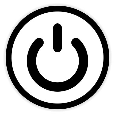 Güç simgesi düğmesini.