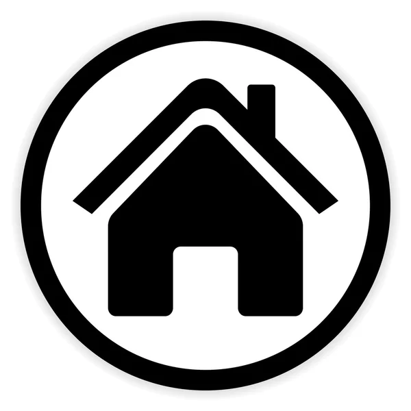 Bouton Home symbole . — Image vectorielle