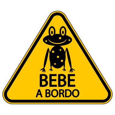 İşareti İspanyolca gemide bebek.