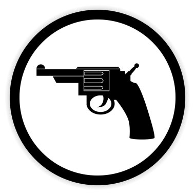 Beyaz tabanca düğmesini.