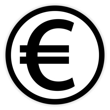 Beyaz Euro düğmesini.