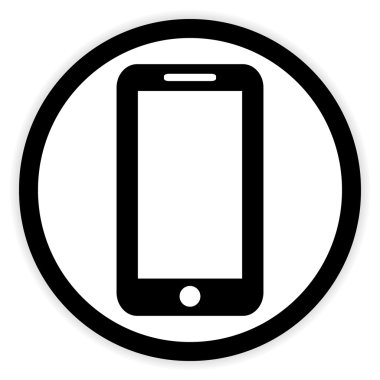 Beyaz telefon düğmesini.