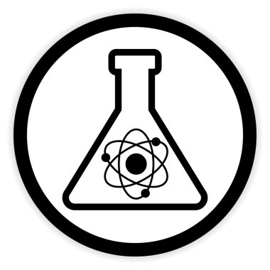 laboratuvar cam düğmesi.