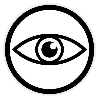 Beyaz göz düğmesini.