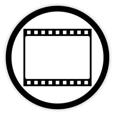 Film şeridi düğmesi.