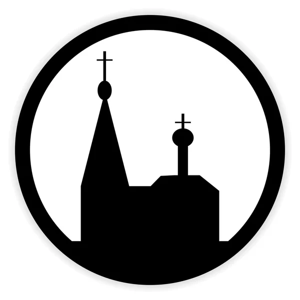 正教会ボタン. — ストックベクタ