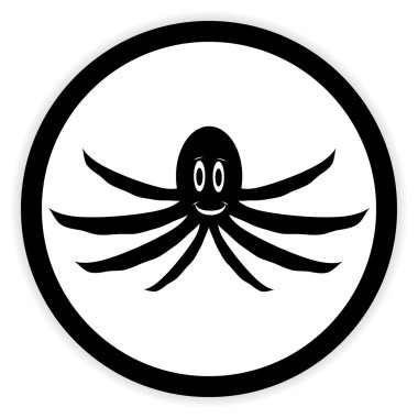 Beyaz ahtapot düğmesini.