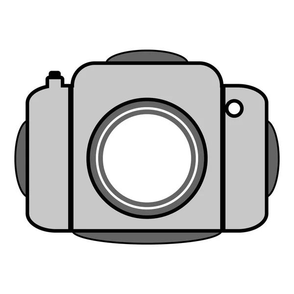 Icono de cámara en blanco . — Vector de stock