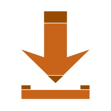 Ok download simgesi simgesi.