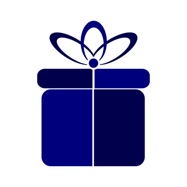 Gift symbol icon on white. — Stock Vector
