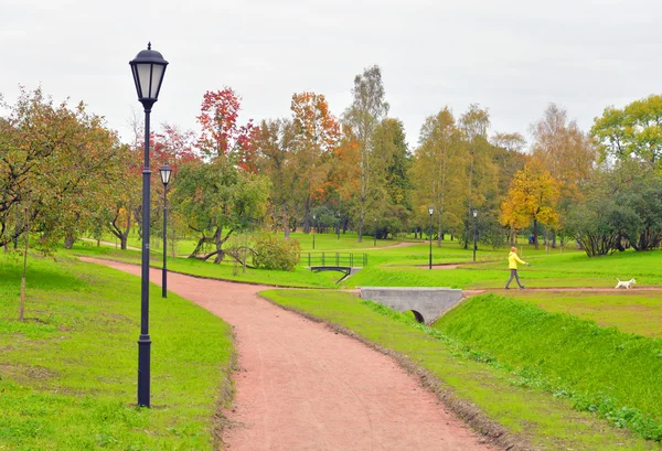 Park Kurakina kulübemde erken sonbahar. — Stok fotoğraf