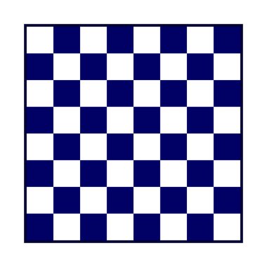 Beyaz arkaplanda satranç tahtası simgesi. Vektör illüstrasyonu.