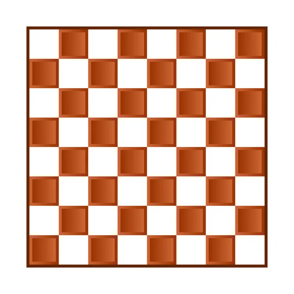 白い背景にチェス盤のアイコン ベクターイラスト — ストックベクタ