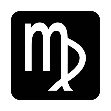 Beyaz arka planda başak sembolü. Vektör illüstrasyonu.