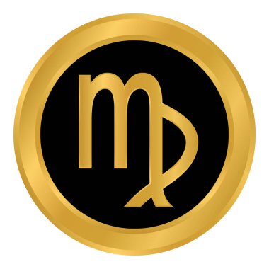 Beyaz arka planda başak sembolü. Vektör illüstrasyonu.