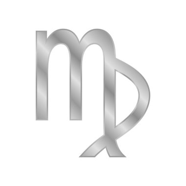 Beyaz arka planda başak sembolü. Vektör illüstrasyonu.