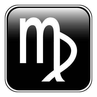 Beyaz arka planda başak sembolü. Vektör illüstrasyonu.