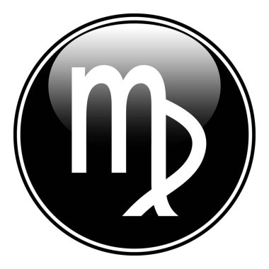 Beyaz arka planda başak sembolü. Vektör illüstrasyonu.