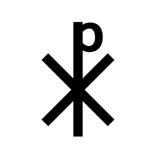 Icona Del Segno Del Cromone Sfondo Bianco Illustrazione Vettoriale Simbolo — Vettoriale Stock