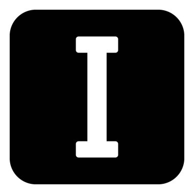 Beyaz arka planda Roma rakamı bir düğme. Vektör illüstrasyonu.