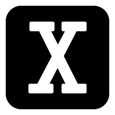 Beyaz arka planda Roma rakamı on düğmesi. Vektör illüstrasyonu.