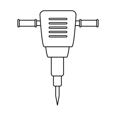 Beyaz arka planda kaya matkabı simgesi. Vektör illüstrasyonu.