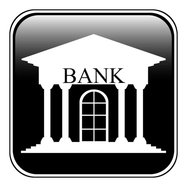 Botón banco — Vector de stock