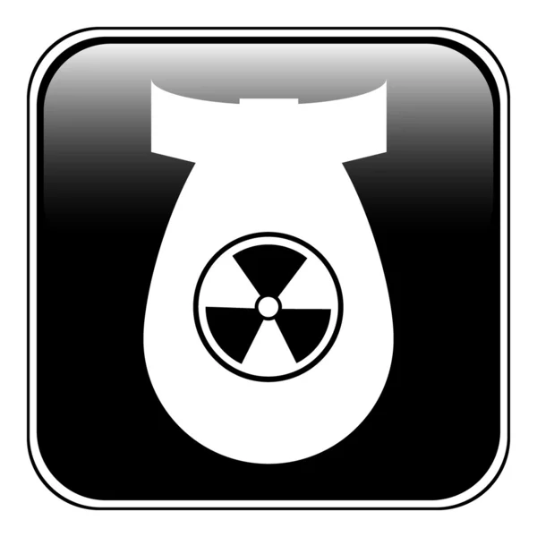Bouton de bombe — Image vectorielle