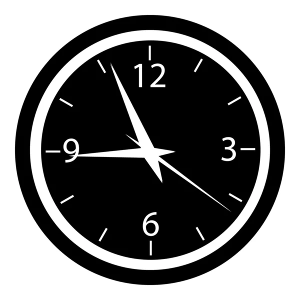 Bouton horloge — Image vectorielle