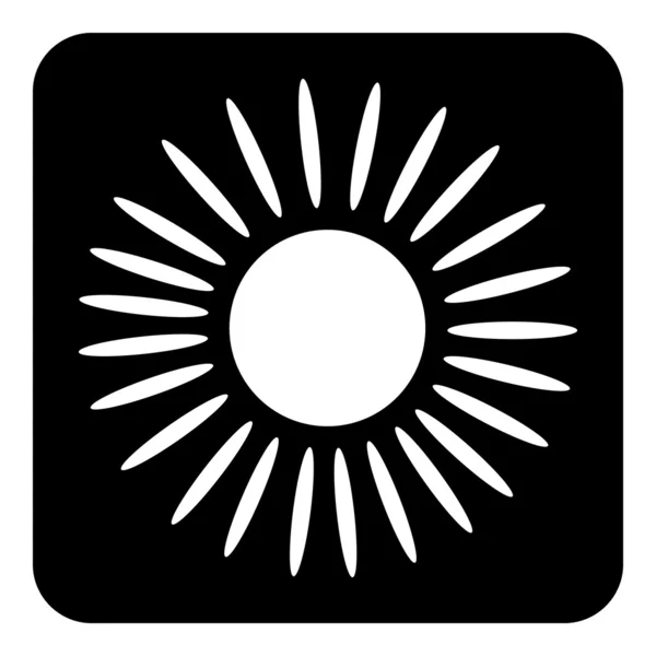 太阳按钮 — 图库矢量图片